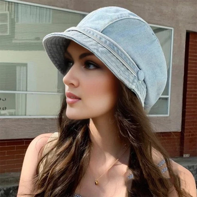 Emeline | Cappello vintage in denim